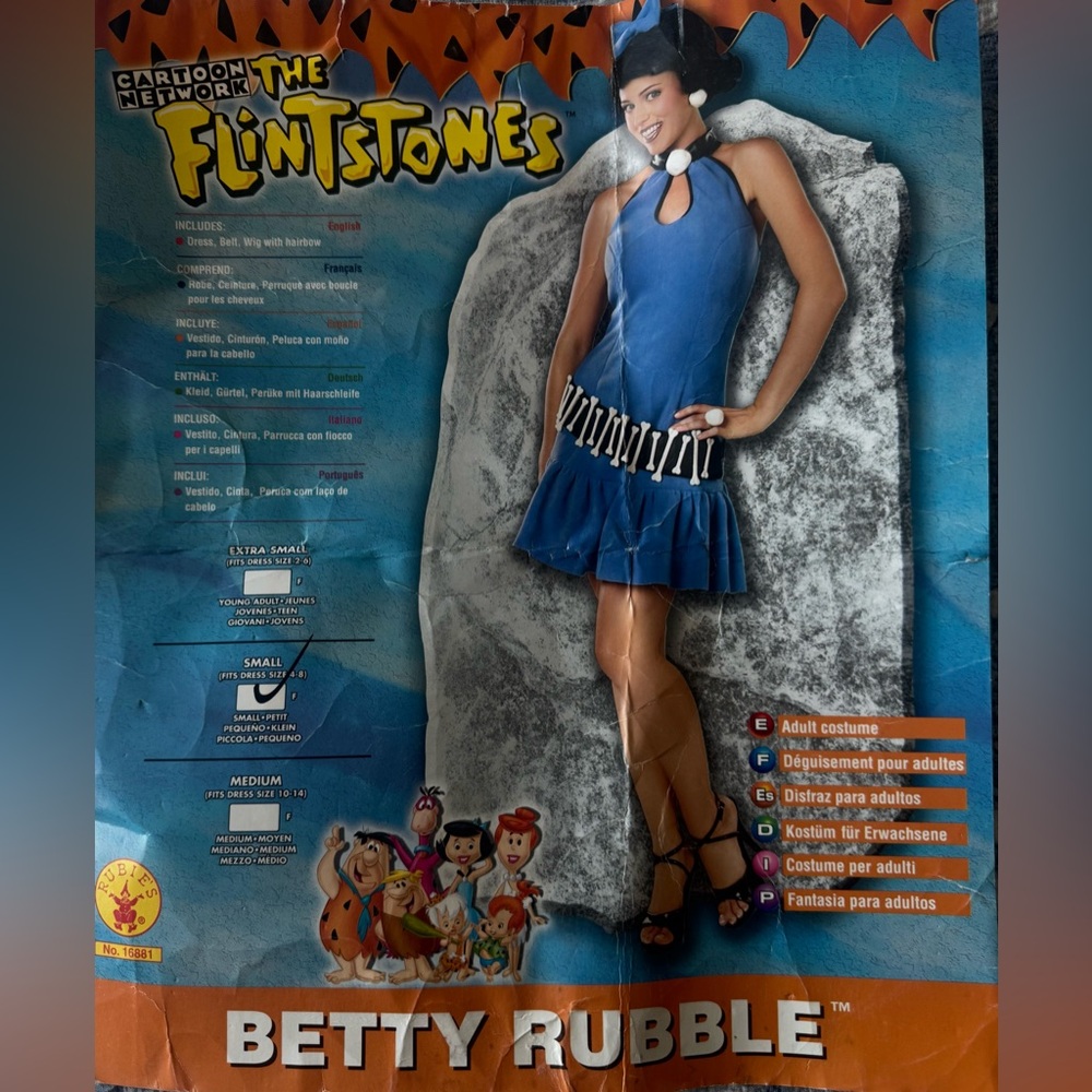 Flintstones Betty Rubble Costume